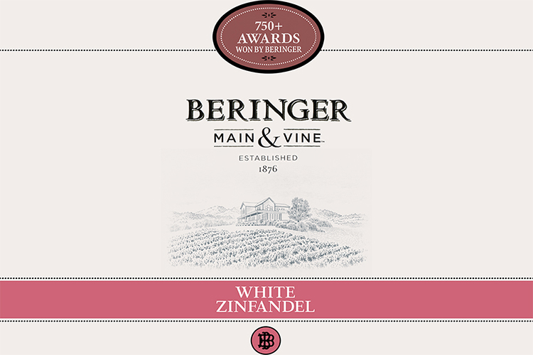 Beringer White Zinfandel Sonoma California