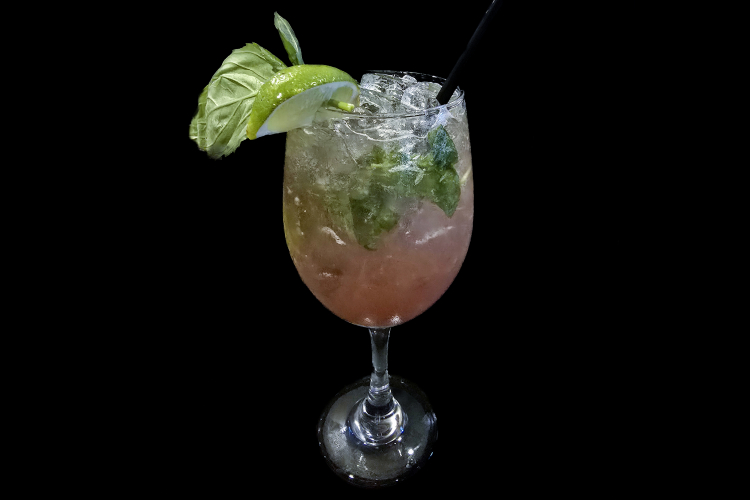 Blueberry Basil Mojito