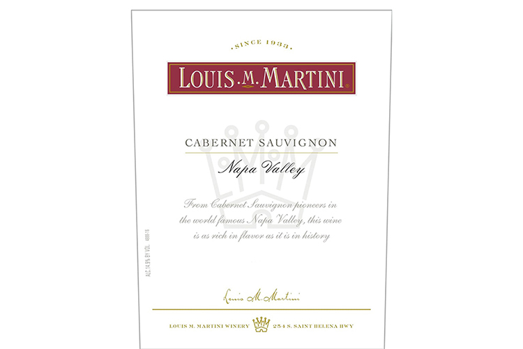 Louis Martini Napa Valley Cabernet Sauvignon California